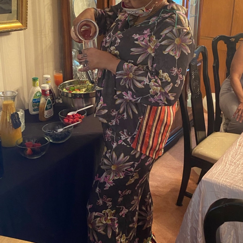 Anthropologie Eloise Juniper Pajama Set Floral Med